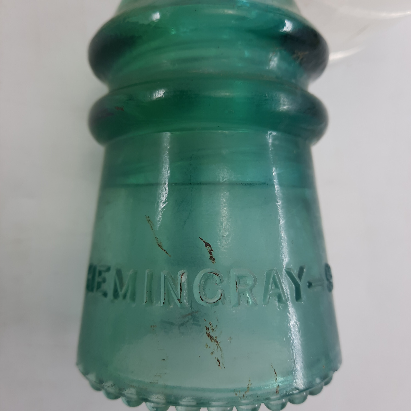 Hemingray 1 9 Glass Electrical Insulator Aqua And 2 Pyrex AL 4 & 3.5