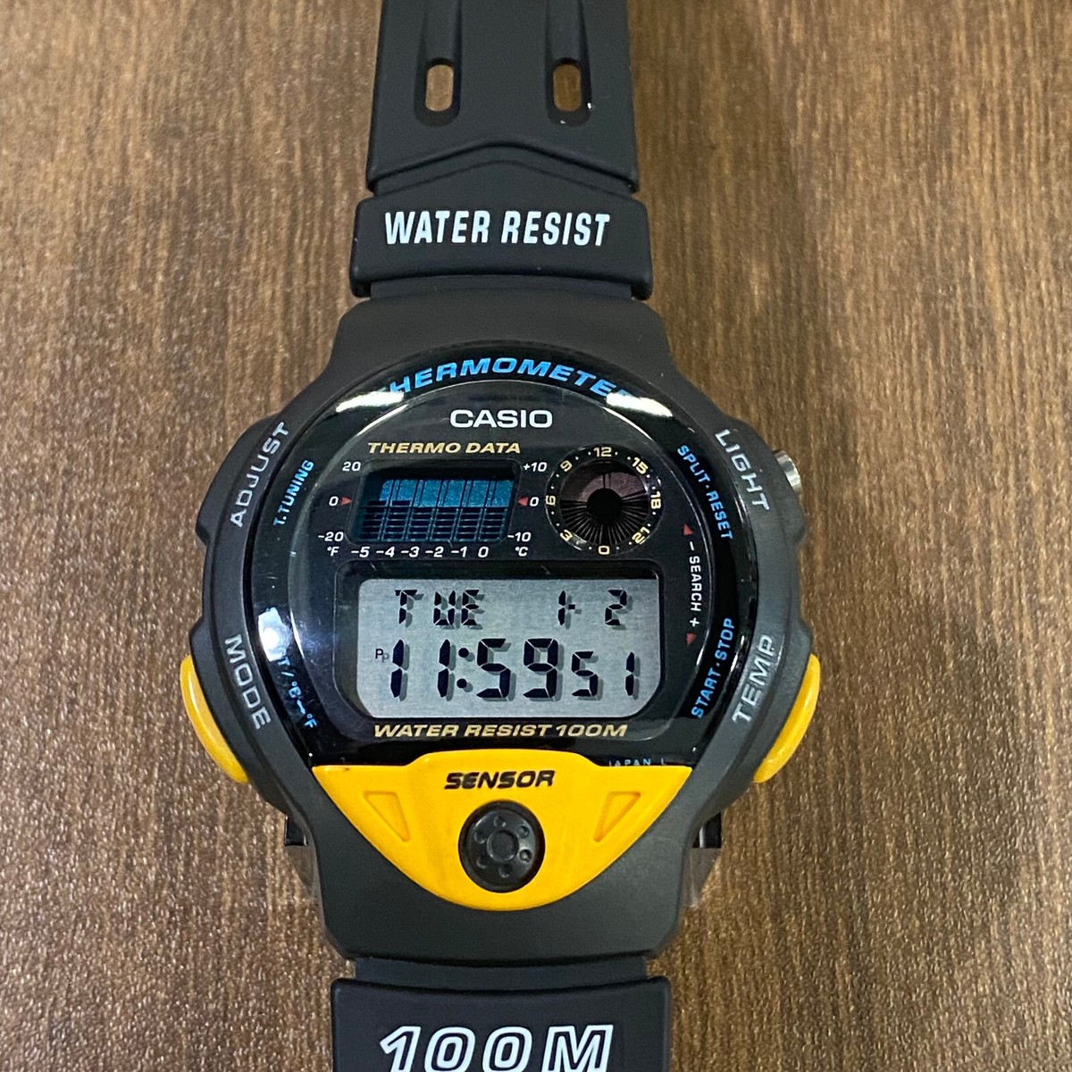 Casio TS-200 Thermometer Rare Vintage Digital Watch NOS NIB Casio TS-200 Thermometer Rare Vintage Digital Watch NOS NIB