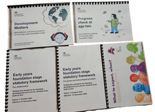 Early Year&rsquo;s Foundation Stage & Development Matters, Statutory Framework 5 BOOKS