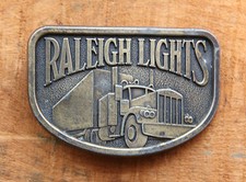 Vintage Raleigh Lights Turcker Belt Buckle will accept 1 3/4" wide belt