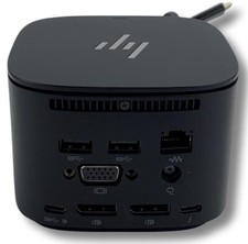 HP Thunderbolt 120W G2 Docking Station HSN-iX01 w/ 120w AC Adapter w/ HP 3 Dock