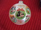 Large 3" 1981 HAPPY HOLIDAYS 8TH ed. DISNEY GLASS ROUND BALL Christmas Ornament — photo 9