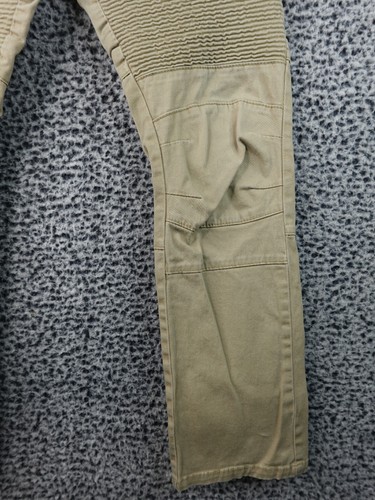 Ring Of Fire Moto Jogger Pants Casual Men's Beige Khaki W31 L30 Slim Fit - Picture 4 of 12