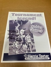 Bobby Jones UNC Carolina Tar Heels 76ers Signed Autograph In Person 8x10 photo