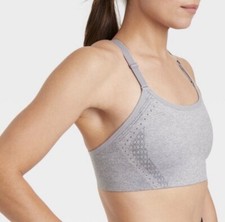 Women's High Support Seamless Bonded Bra - All in Motion - Heather Gray