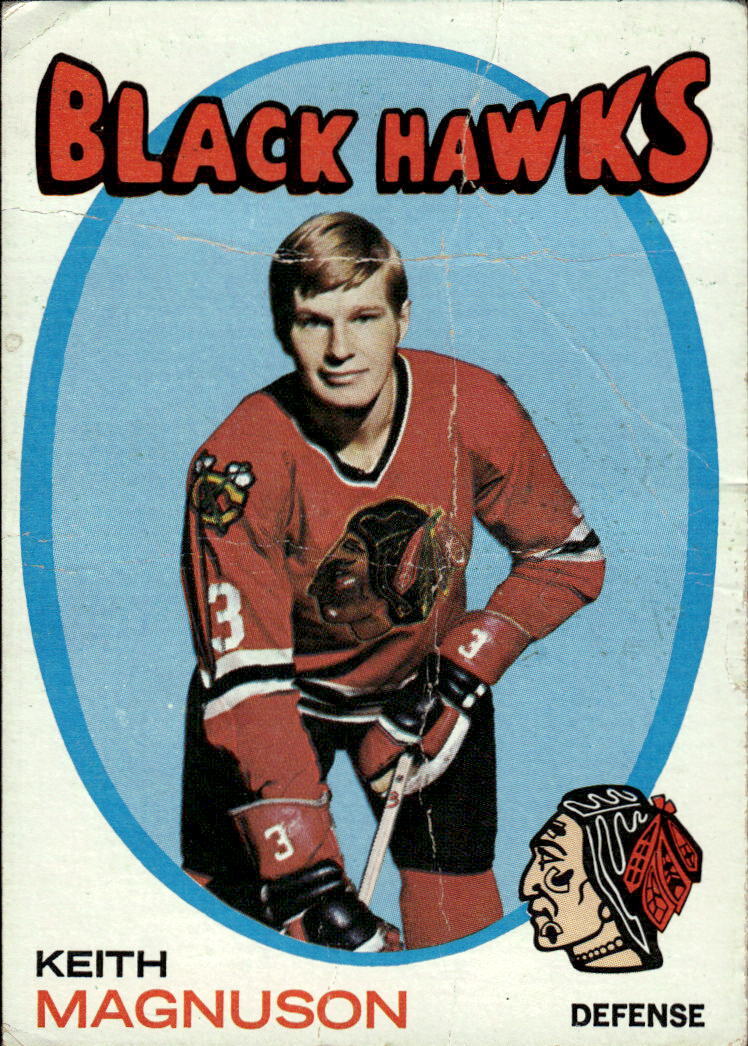 1971-72 Topps Keith Magnuson #69 Chicago Blackhawks