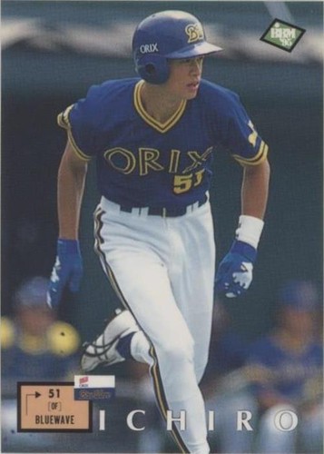 1995 BBM Orix Gold Team Set I #26 Ichiro Suzuki Blue Wave PSA 9