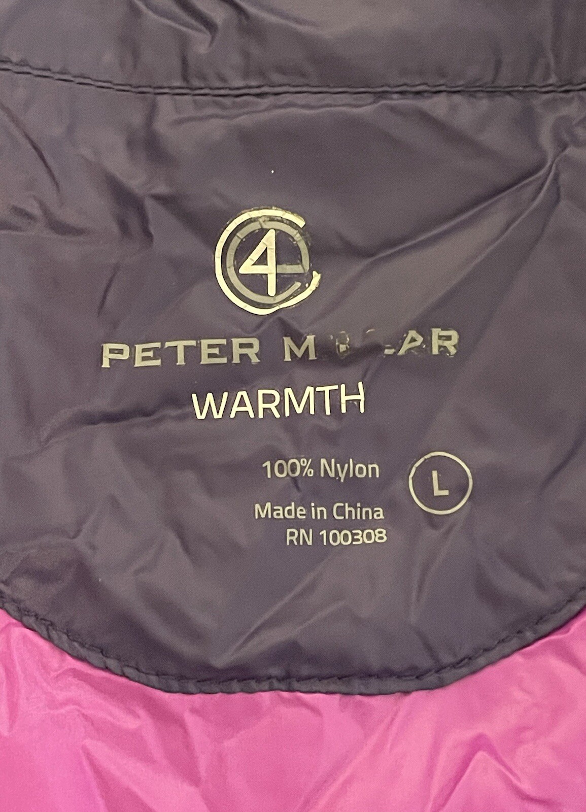 Peter Millar Jacket E4 Warmth Womens Large Purple… - image 2