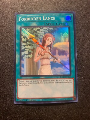 Forbidden Lance - Super Rare - Yugioh
