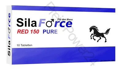⭐⭐⭐⭐⭐ SILAFORCE - FÜR MÄNNER - 10 TABLETTEN - RED HERBAL 150 Erektion ⭐⭐⭐