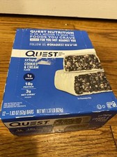 Quest Nutrition Hero Protein Bars, Low Carb, Gluten Free, Cookies  Cream, 12 Ct