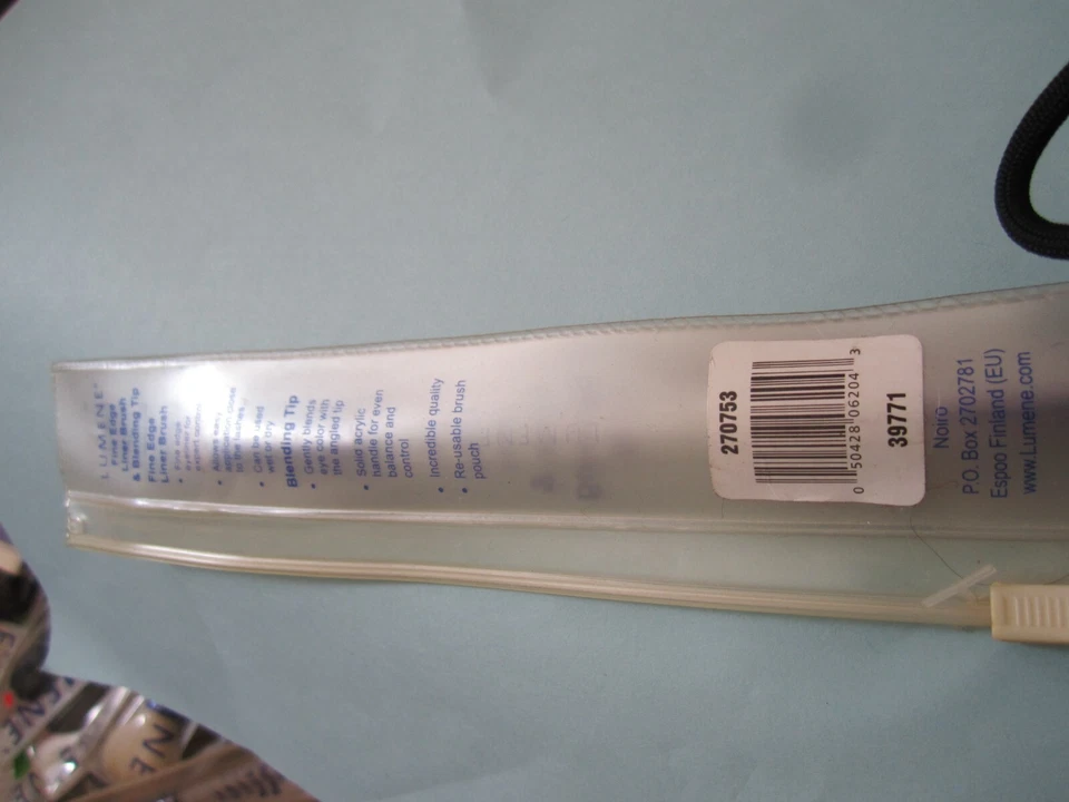 LUMEN BORDE FINO CEPILLO DELINEADOR Y PUNTA DE MEZCLA NUEVO STOCK ANTIGUO Foto 2 de 2