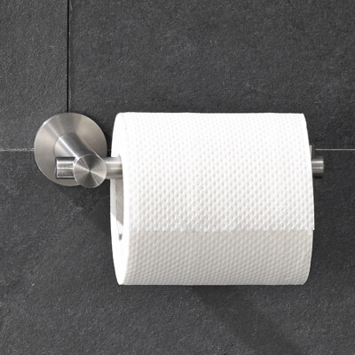 Toilettenpapierhalter, Rollenhalter, Edelstahl massiv, hochwertig - PHOS Design