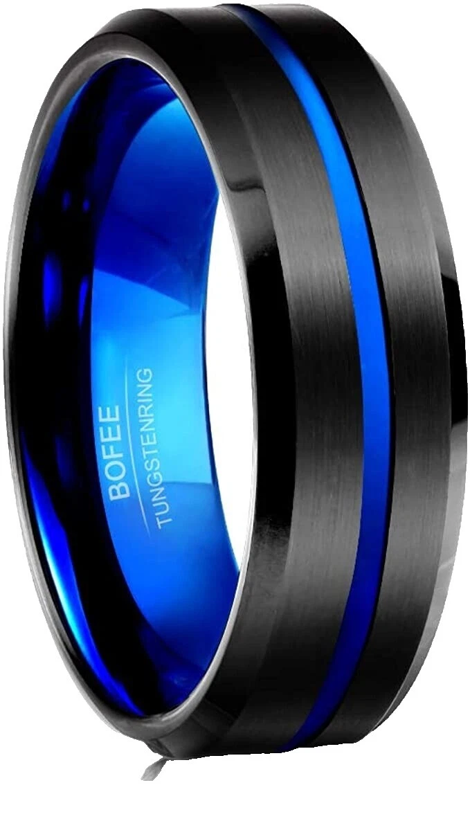 Anillos de tungsteno Anillo 11.5 Para hombre Sin piedra