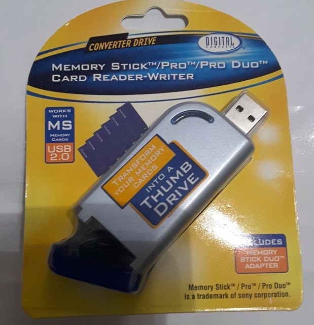 New DIGITAL CONCEPTS MEMORY STICK / PRO / PRO DUO CARD READER & WRITER
