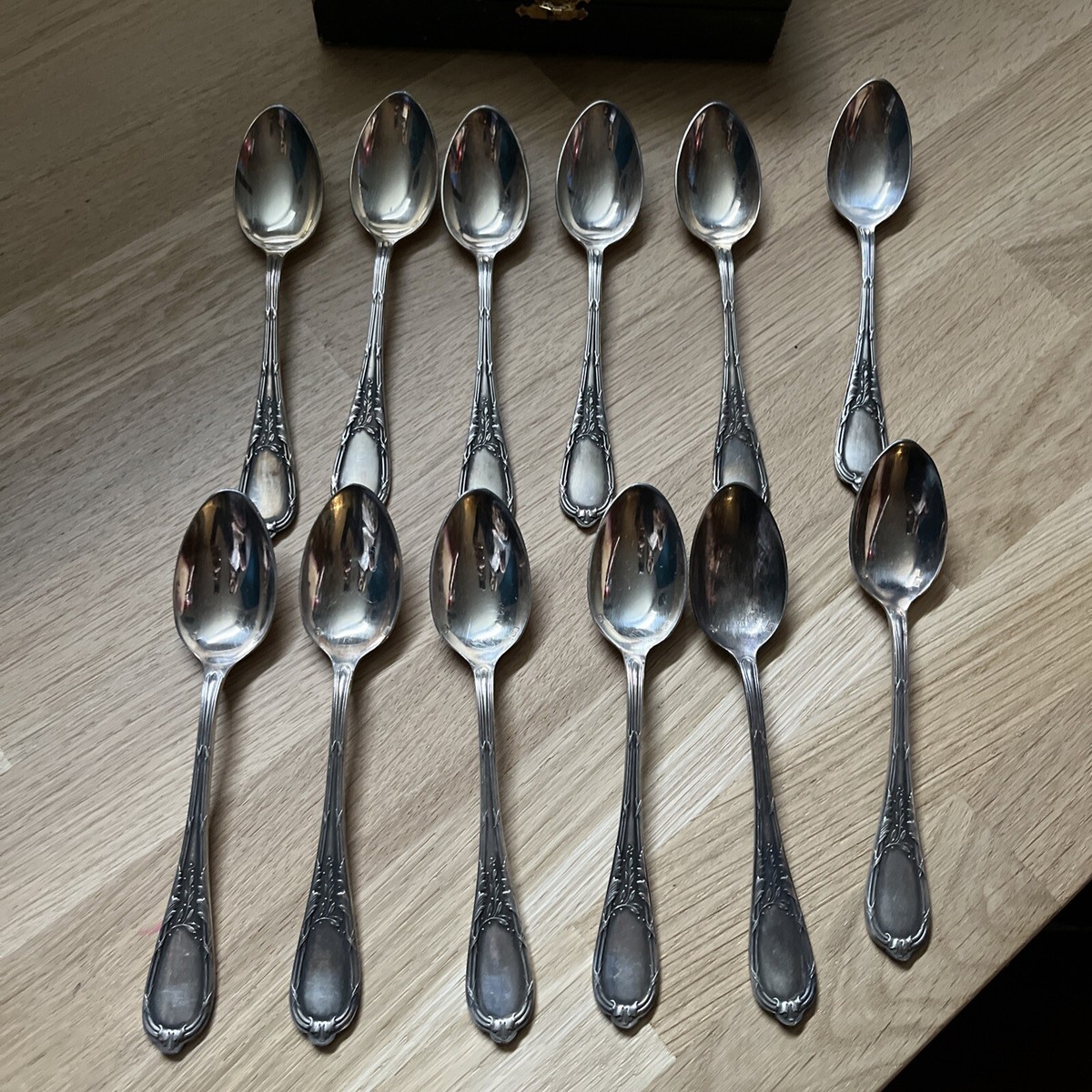 LOT 3 COUVERTS fourchette cuillère en métal argenté? – Ensemble ancien vintage EUR 9,99 - FR