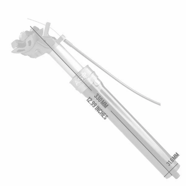 DNM ASP Mountain Bike Dropper Seatpost Remote Lockout 31.6 x 330mm - Image 2 of 2