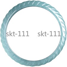 Certified Natural A-grade Jade Blue Water Dragon Scale Ring for Men Women 5-12 