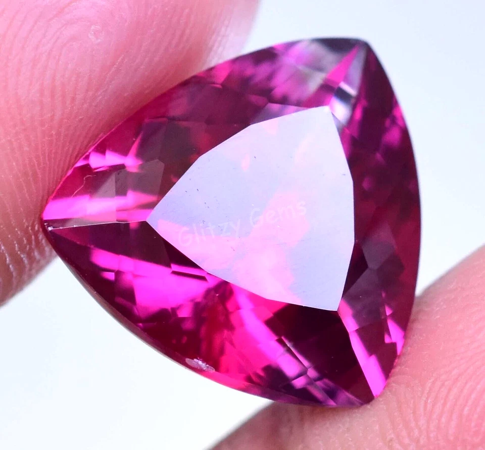 Granate rodolita natural impecable 17,10 quilates rosa frambuesa gema suelta certificada Foto 4 de 4