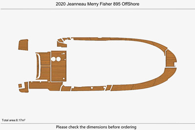 2020 Jeanneau Merry Fisher 895 OffShore SP Cockpit EVA Foam Faux  Flooring Mat