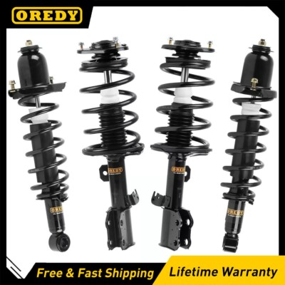 4PC Front & Rear Struts for Toyota Matrix Pontiac Vibe FWD 2003 2004 2005 - 2008