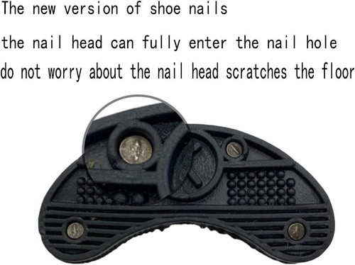 Heel Plates Shoe Heel Taps Sole Heel Repair Pad Rubber Pads 40 PCS Black Aps Ti - Picture 5 of 10
