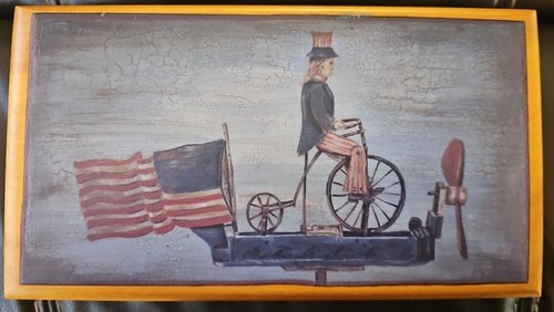 Vtg 1995 Lane Museum of American Folk Art Keepsake Chest - 第 1/8 張圖片