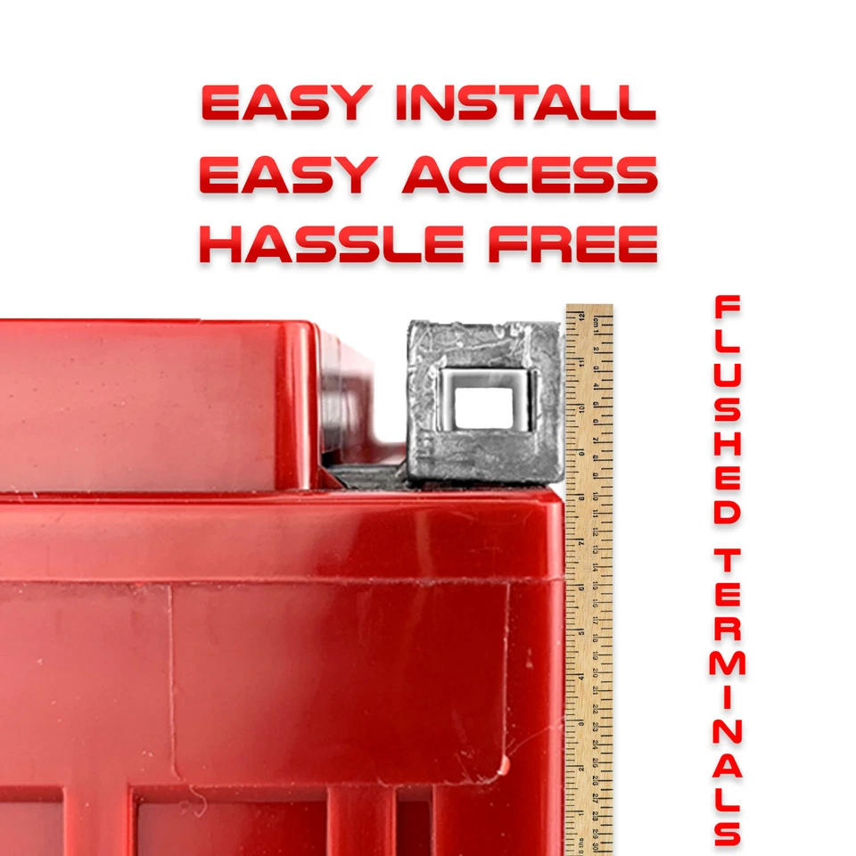 Battery For Harley Davidson FL FLH FLT FLHR Road King Glide Touring 4YR WARRANTY - Image 3 of 4