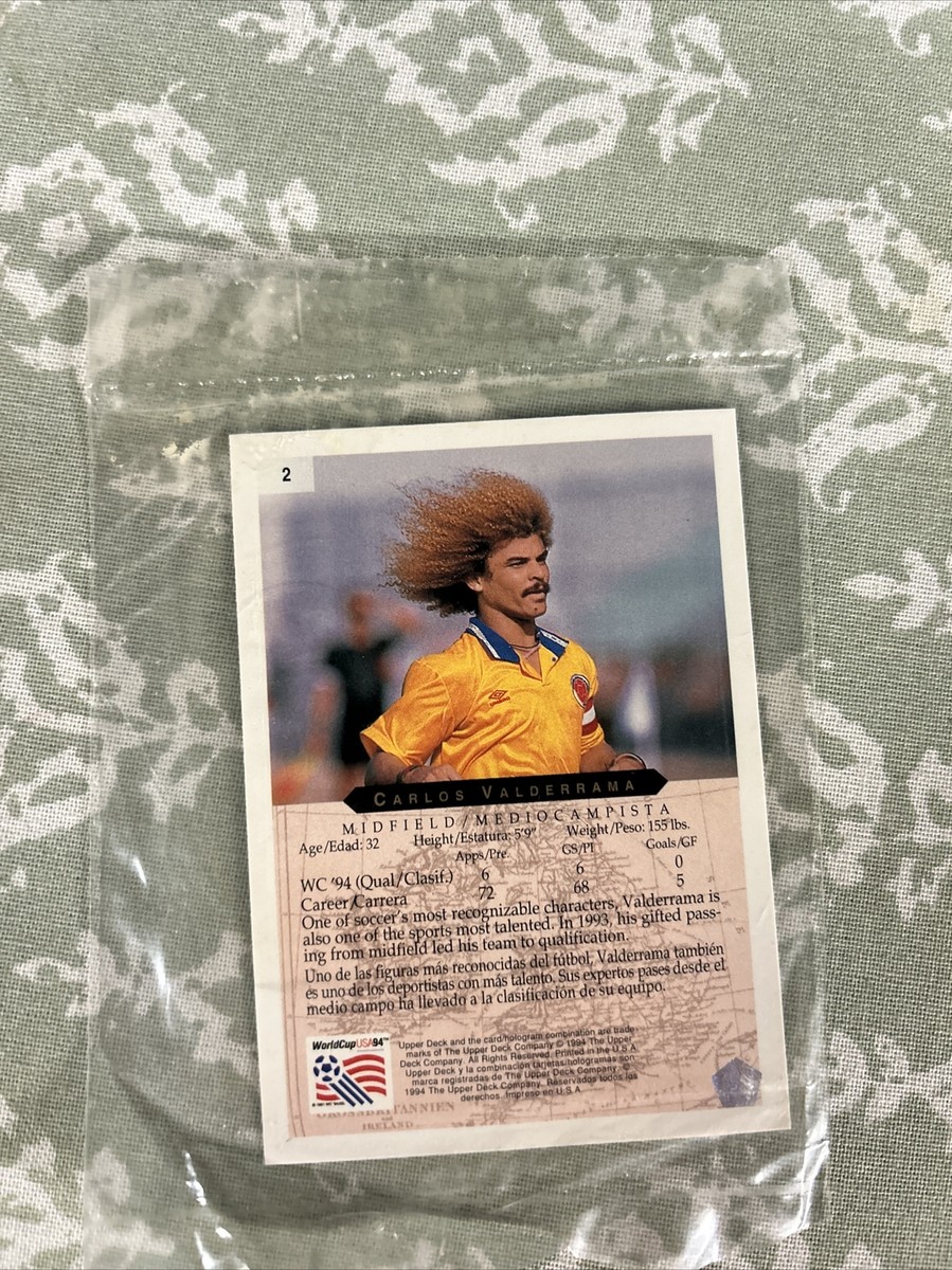 Carlos Valderrama 1994 Upper Deck 