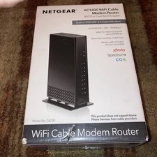 NETGEAR Cable Modem with Built-in WiFi Router (C6230) -AC1200 WiFi Speed