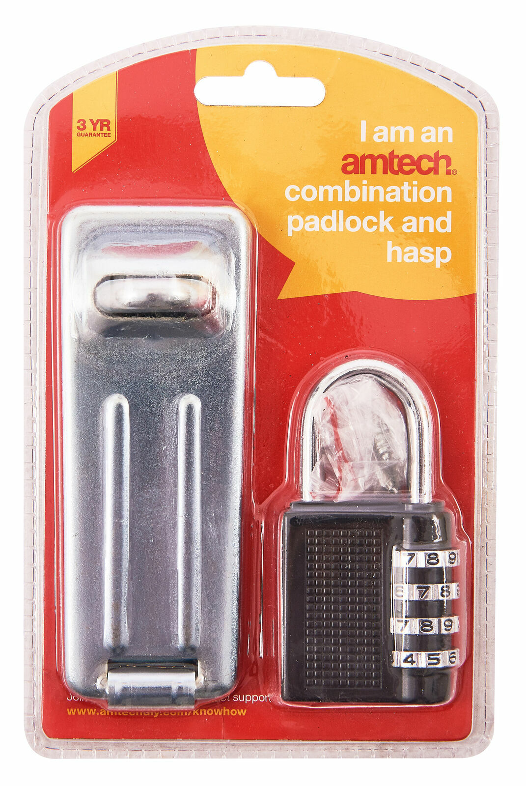 Security Combination Hasp Staple Shed Gate Garage Padlock Secure Lock Heavy Duty