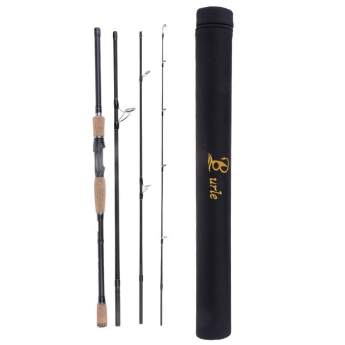 Surf Fishing Rod 4Pieces Travel Fishing Rod Carbon Fiber Lure Rod eBay