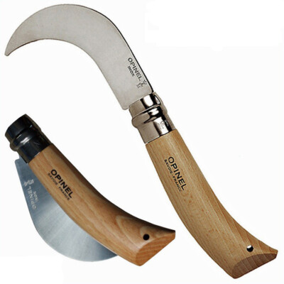 Opinel No10 Gärtnermesser Garten Messer Sichel klappbar rostfrei Buchenholz