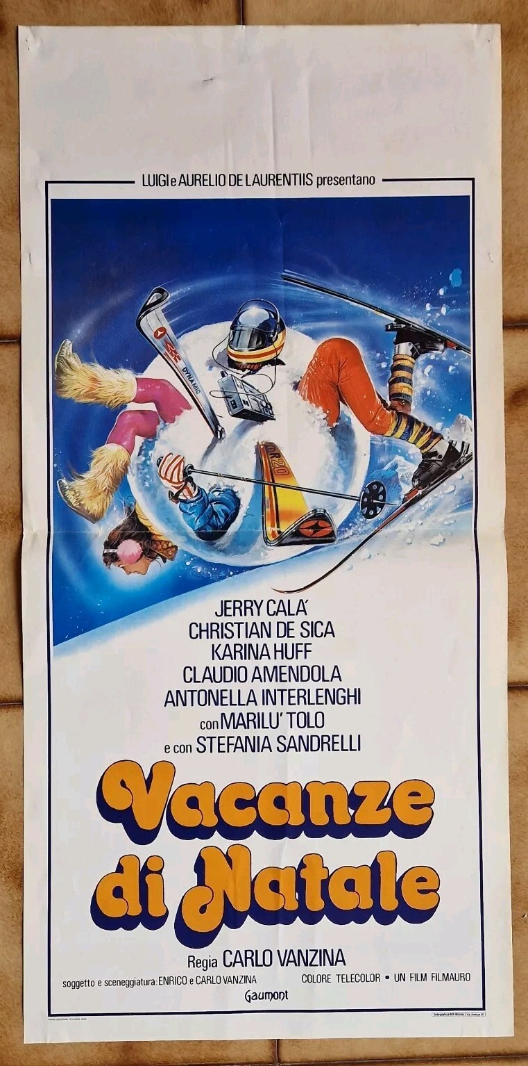 Locandina originale film Vacanze di Natale (1983) - Regia di Carlo Vanzina