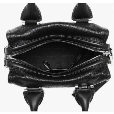 Michael Kors MICHAEL Geneva Large Satchel (Black) 30F6STXS3L