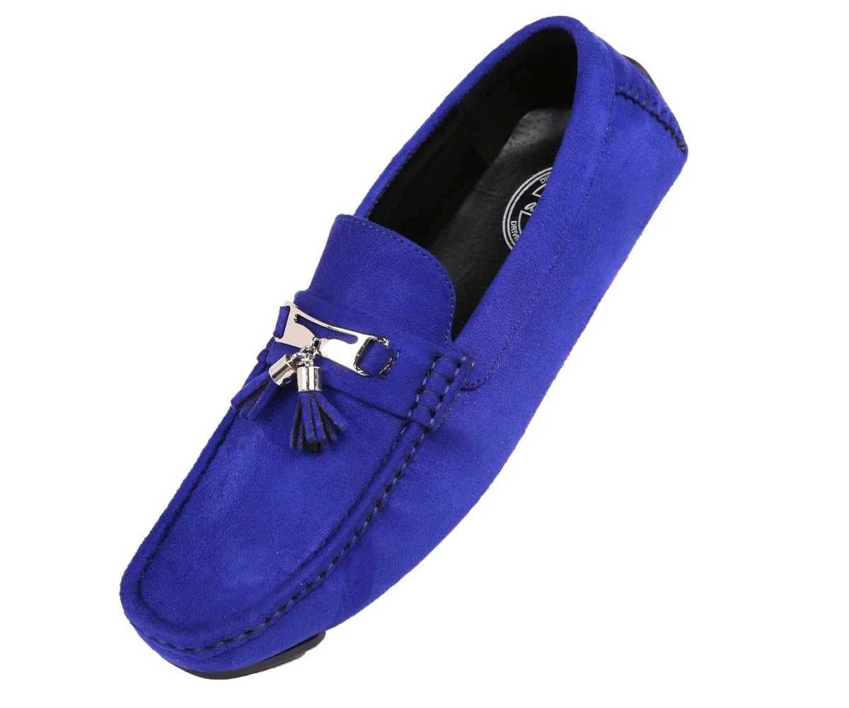 Royal Shoes Men Suede Slip on Dress Blue Formal Size 12 Men main image 2