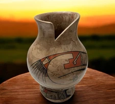 Mata Ortiz Pottery Joel Lucero Mixed Clay Nuevo Casa Grande Paquime Mexican Art