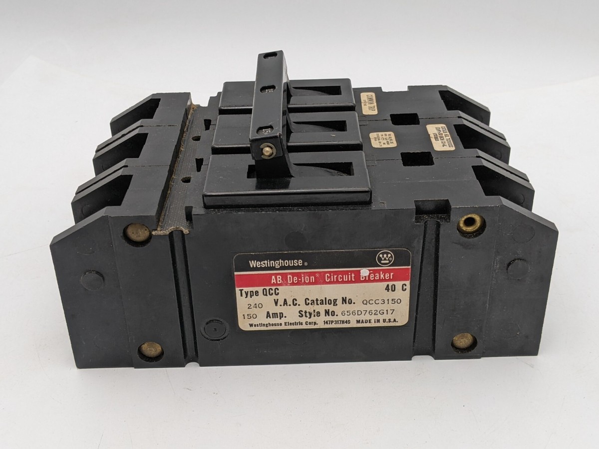 Interruptor Westinghouse de 3 Polos 150 Amp usado a la venta