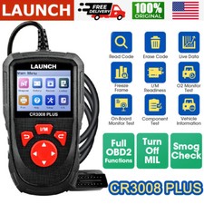 Launch Cr3008 Plus Obd2 Scanner Car Diagnostic Scan Tool Battery Load Tester