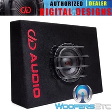 OPEN BOX DD AUDIO LEST06d SHALLOW SLIM 6.5" 500W PORTED ENCLOSURE SUBWOOFER