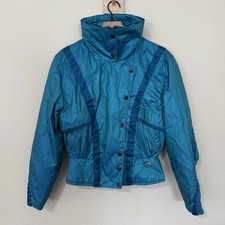 Tyrolia By Head Jacket Women's 8 Teal VTG Celtech 80s