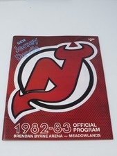 September 21, 1982 New Jersey Devils 1st Ever Game Brendan Byrne Arena Program