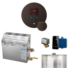 MS 9 kW 9000 W Steam Generator Pkg w/round iTempo Control in OilRubbed Bronze