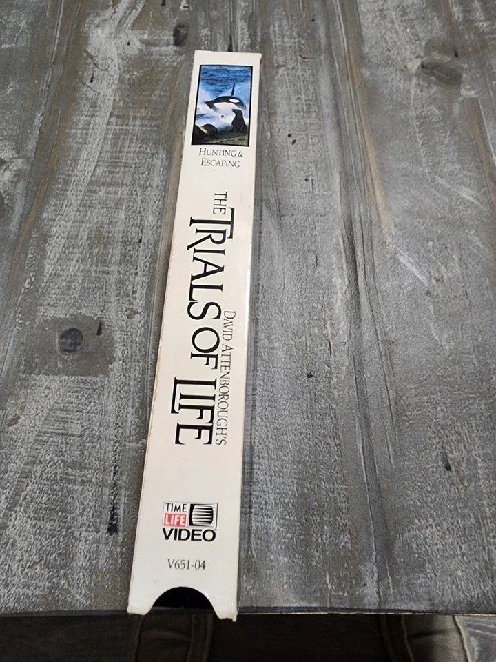 Time Life David Attenborough: THE TRIALS OF LIFE - Hunting & Escaping VHS 1991 - Image 3 of 4