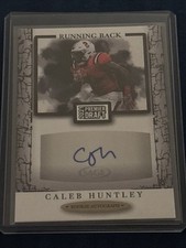 2021 SAGE PREMIER DRAFT AUTOGRAPHS CALEB HUNTLEY AUTO SILVER RB #A114 NM/M