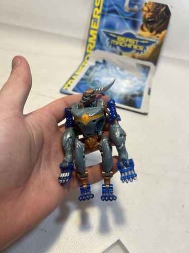 Transformers Beast Machines Quickstrike Wolf 2000 SPRINGLOADED SWORD WORKING - Picture 2 of 3