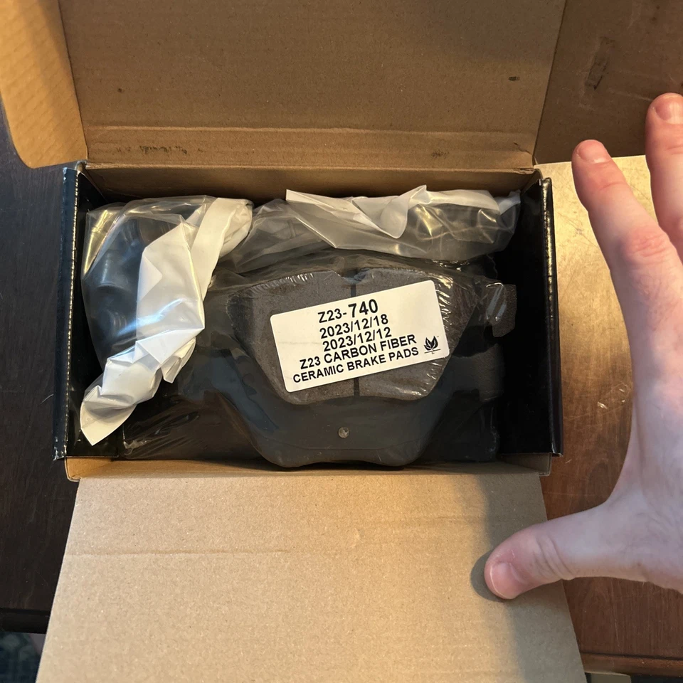 Z23-740 Powerstop conjuntos de pastilhas de freio conjunto de 2 rodas dianteiras para MB Mercedes Classe E SLK - Imagem 2 de 2