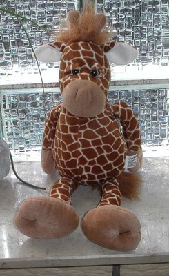 Russ Berrie Giraffe Schlenker groß Vintage 50 cm