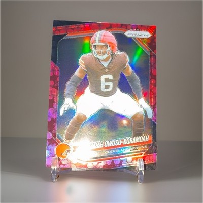 2023 Panini Prizm Hologram Parallel SSP 2/8 Jeremiah Owusu-Koramoah #159 Browns