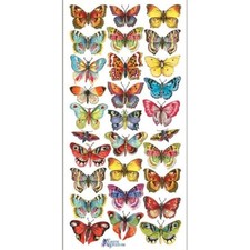 Violette Stickers - Tropical Mini Butterflies Sticker Sheet - Planners  Crafts